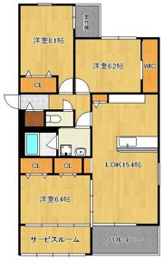 アズワン青葉の間取り画像