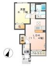 モルトベーネⅠの間取り画像