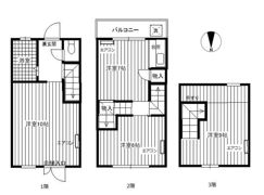 小金井本町5丁目戸建ての間取り画像