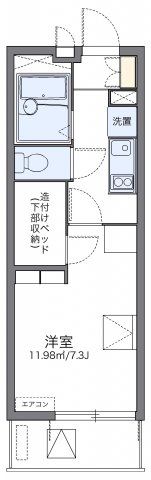 レオパレスダンディライオンの間取り画像