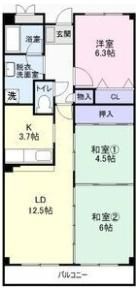 リサービア大津の間取り画像