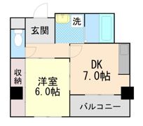 タウンコート六甲の間取り画像