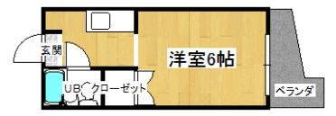 小倉マンションの間取り画像