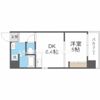 アクアスイート南森町の間取り画像
