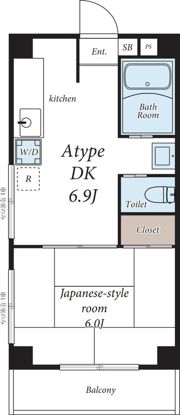 リバーサイド日月園の間取り画像