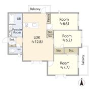 シャーメゾン六甲山手の間取り画像