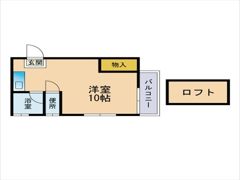 シティベール千早の間取り画像