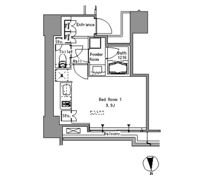 White Tower Hamamatsuchoの間取り画像