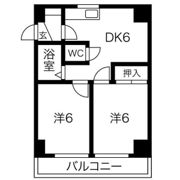 ヴィラウエストナンバの間取り画像