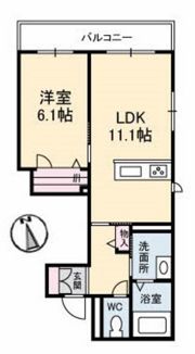 エストガーデンの間取り画像