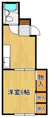 ハイツ清水の間取り画像