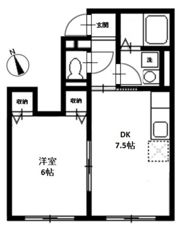 カメリアの間取り画像