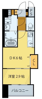 シェルグランデ原町の間取り画像