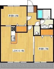 クロノス30新町IIの間取り画像