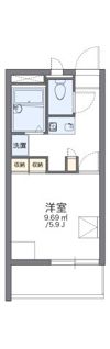レオパレスコートデレモングラスの間取り画像