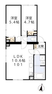 グラシア・ベイ大森の間取り画像