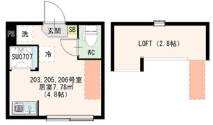 アカリテラス板橋本町の間取り画像