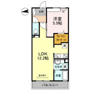 メゾンサフィールの間取り画像