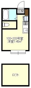 Axia Court Kishiyaの間取り画像