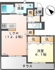 ブルーコスモの間取り画像