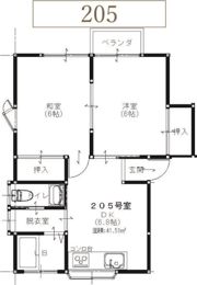 フローレスIIの間取り画像