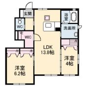 ラ・ルミエール D棟の間取り画像