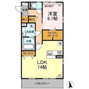A＆M朝生田 B棟の間取り画像