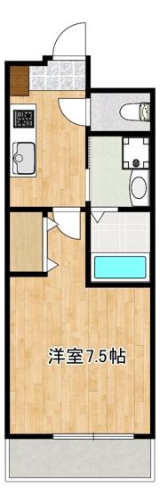 クロノス46熊大東IIの間取り画像