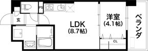 ケイサンユニティの間取り画像