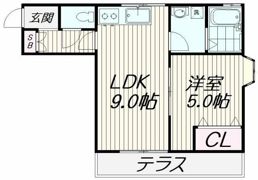 ル・カトレアⅡの間取り画像