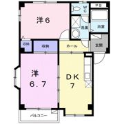 ウェルネスⅠの間取り画像