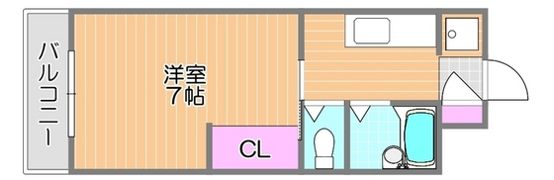 第一パークサイドビルの間取り画像