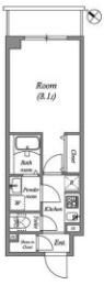 ルネサンスコート新宿余丁町の間取り画像