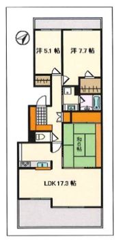 志木ガーデンプラザ壱番館の間取り画像