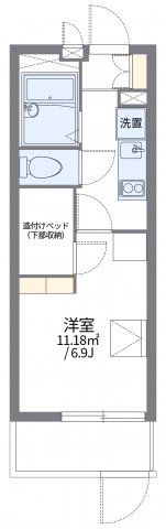 レオパレスジェントリーⅡの間取り画像