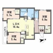 Belle Maison昭和町の間取り画像