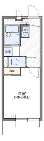 レオパレスラポールⅠの間取り画像