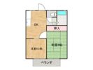 レジデンス白鳥Aの間取り画像