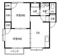 クオーレいしはらの間取り画像