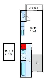 ひまわりハウス南野田Ⅱの間取り画像