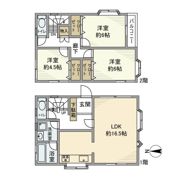 屋敷戸建の間取り画像