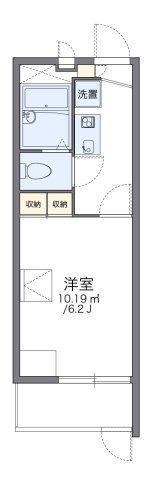 レオパレスクレール猪名寺の間取り画像