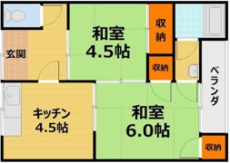 音羽マンションの間取り画像