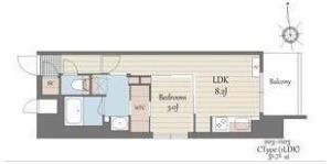 S-RESIDENCE天満橋arの間取り画像
