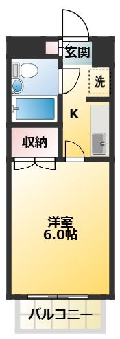 アビタシオン根岸Ⅱの間取り画像