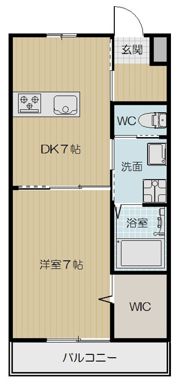 UKマンションの間取り画像