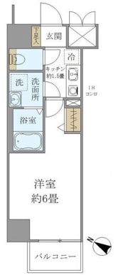 シエル白山 A館の間取り画像
