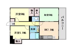 ハイツ甲南の間取り画像
