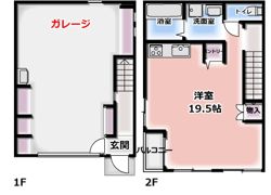 大人が楽しむガーレジハウス・守口・桃町の間取り画像