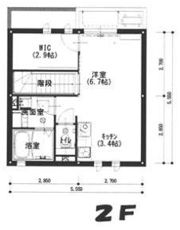 エルメゾン ラクワットの間取り画像